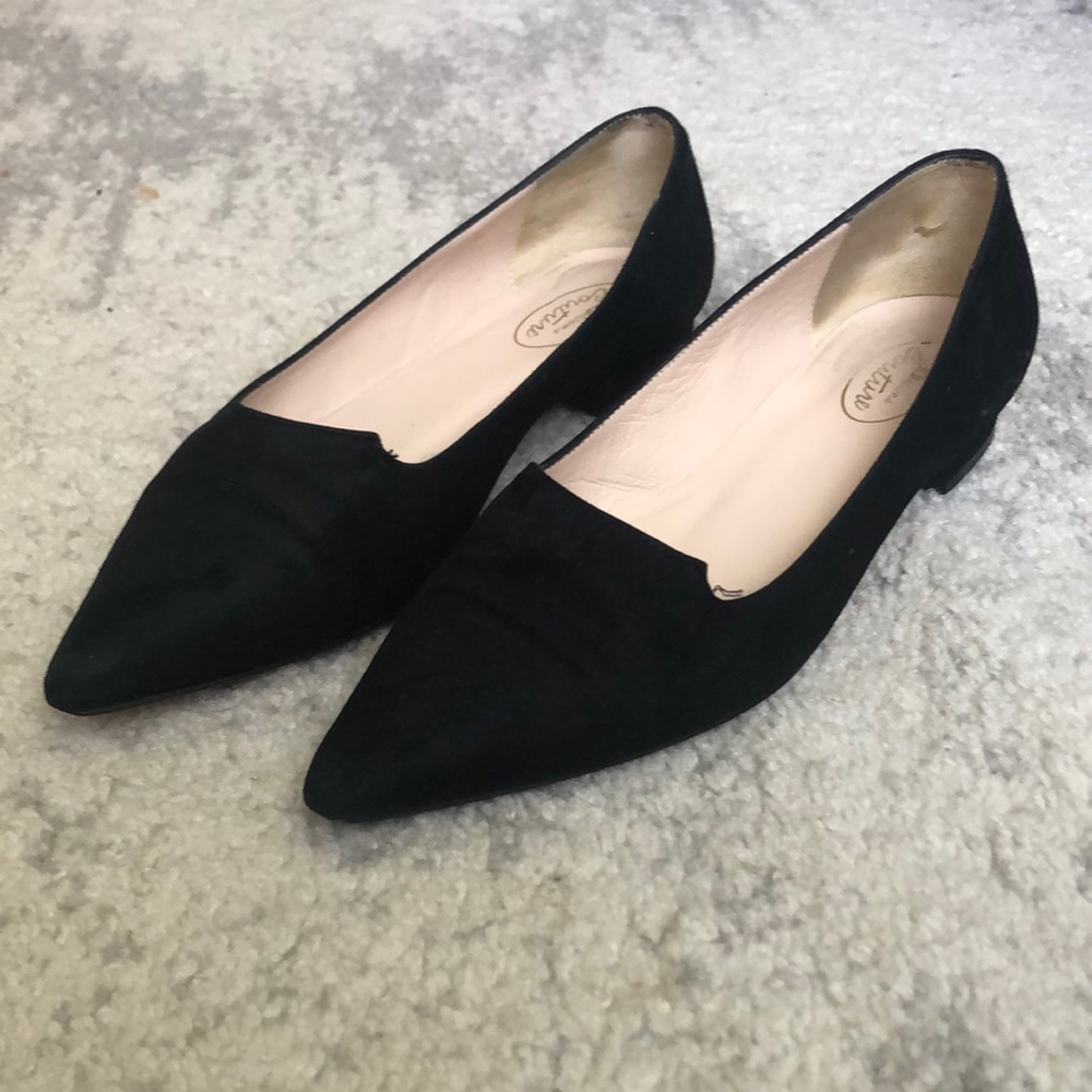 Browns couture black flats